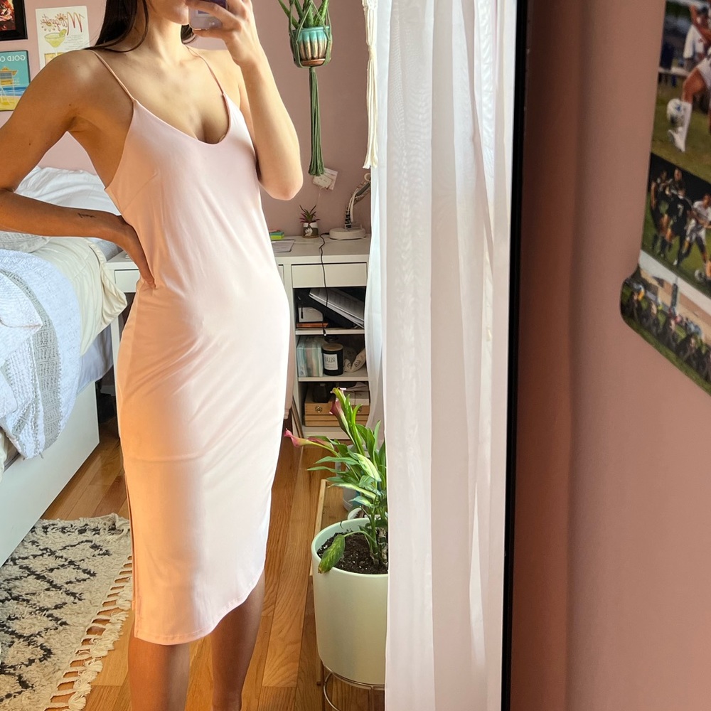 Pink Midi Dress